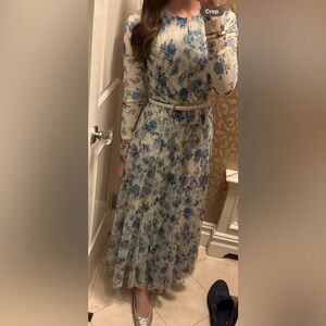 Philosophy di Lorenzo Serafini Floral Long Sleeve Dress